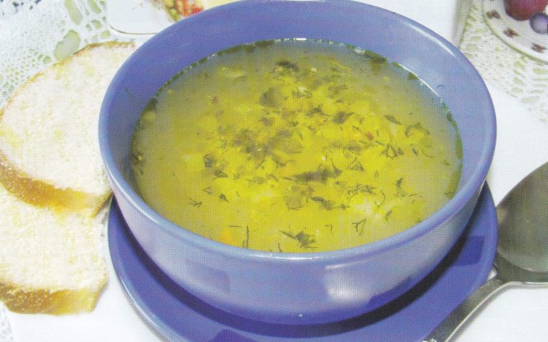 Курячий суп з рисом
