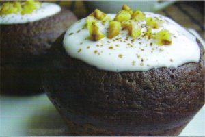 Шоколадні кекси з сиром