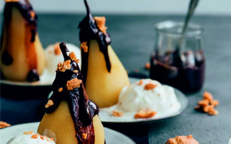 Груши з шоколадом