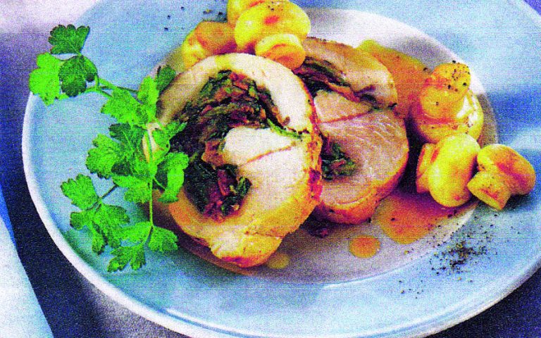 Рулет з грибами