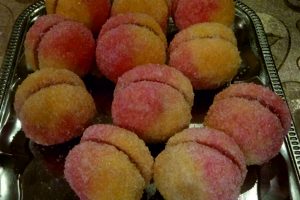 Тістечко персики